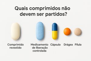 | Pode partir comprimido? Entenda quando é seguro cortar o remédio